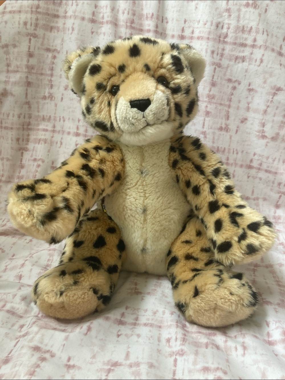 BUILD A BEAR WWF LEOPARD 2007 RETIRED BABW Wildlife 12"